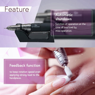 Urawa - Professional Portable Nail Drill G3 Series - Pink