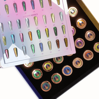 CAT EYE CHROME POWDER COLLECTION 2IN1 | 24 COLORS